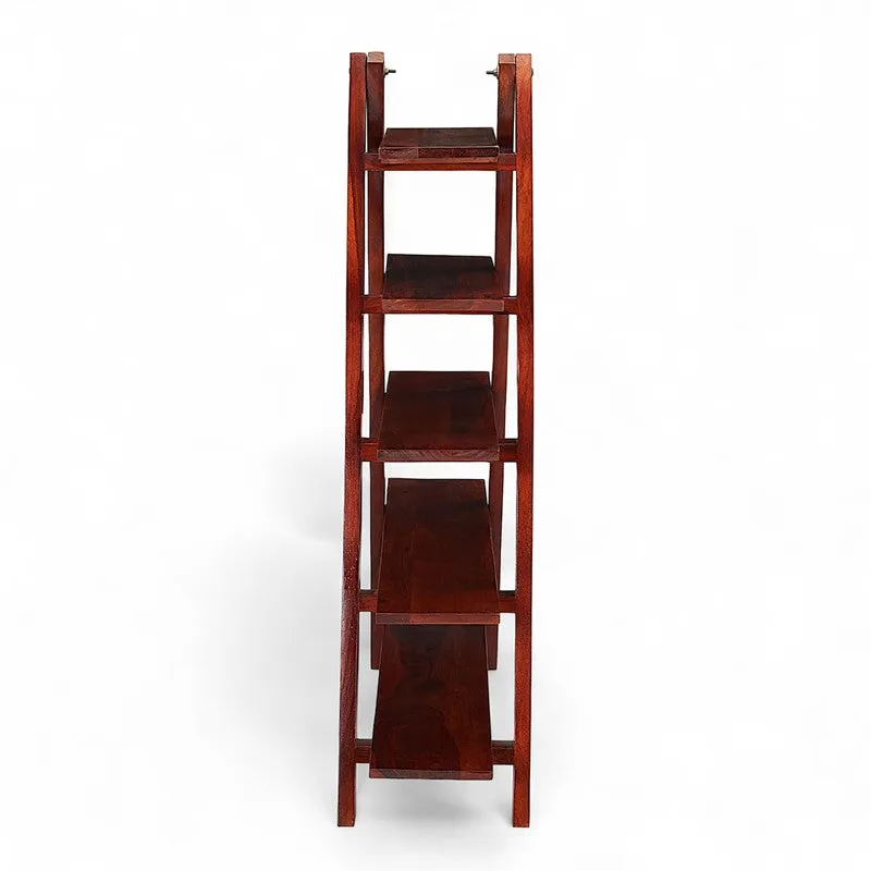 Uverox Sheesham Wooden Rack - Brown media 4