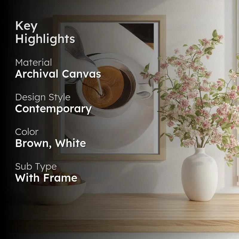 HotPour Archival Canvas Wall Art - Brown media 2