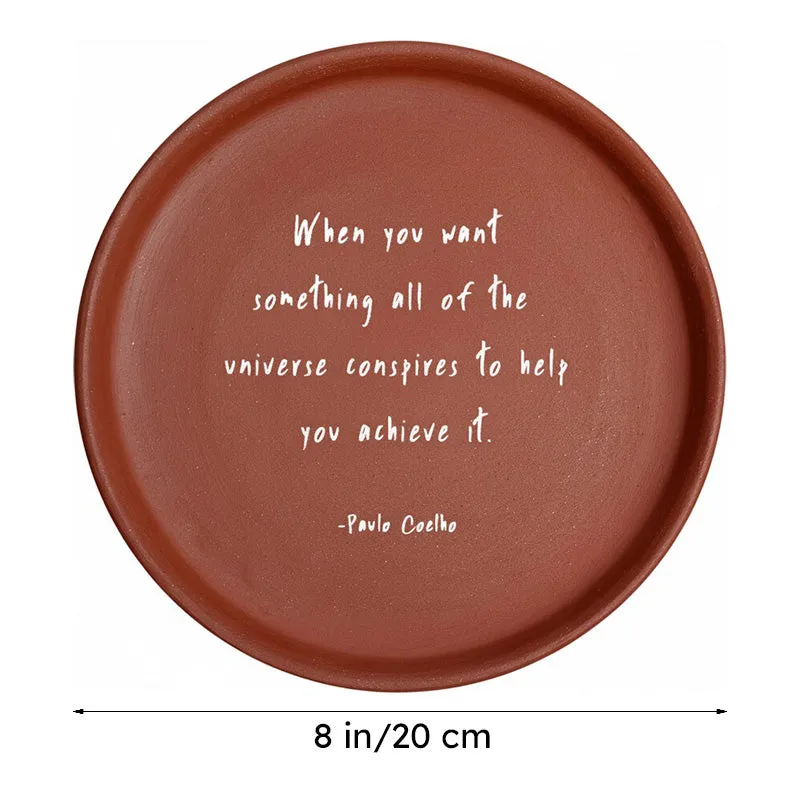 Essence of Life Terracotta Wall Plate - Set Of Three media 9