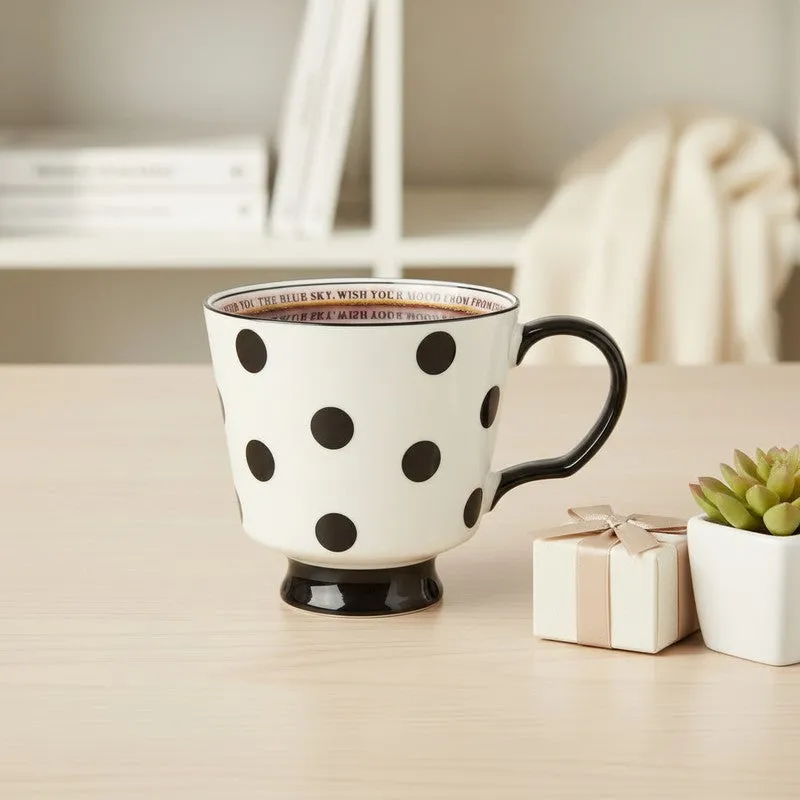 Urban Dots Brew Ceramic Coffee Mug - 450 mL media 4