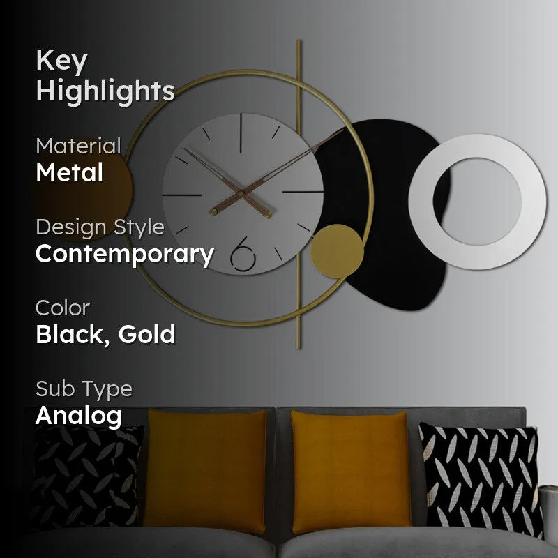 Chronos Elite Metal Analog Wall clock media 2