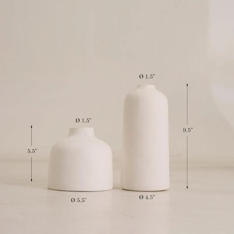 Abbot Vase (White) - Set Of Two media 4