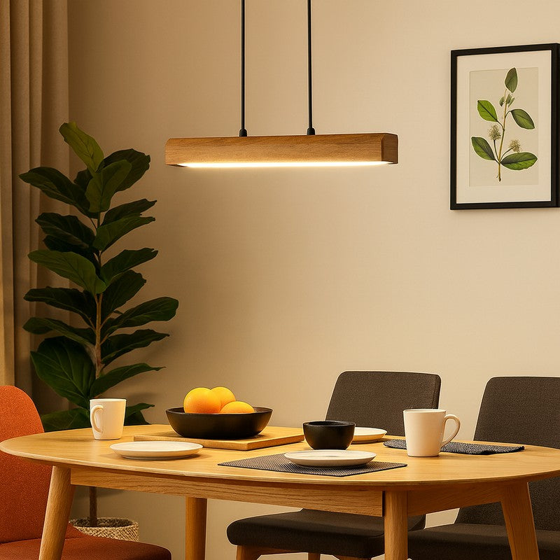 Oak Line Aluminum Ceiling Lamp