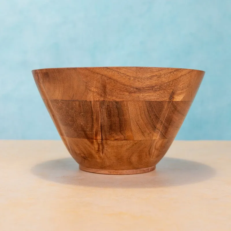 Natural Wood Mixing Bowl - 1325 mL media 4