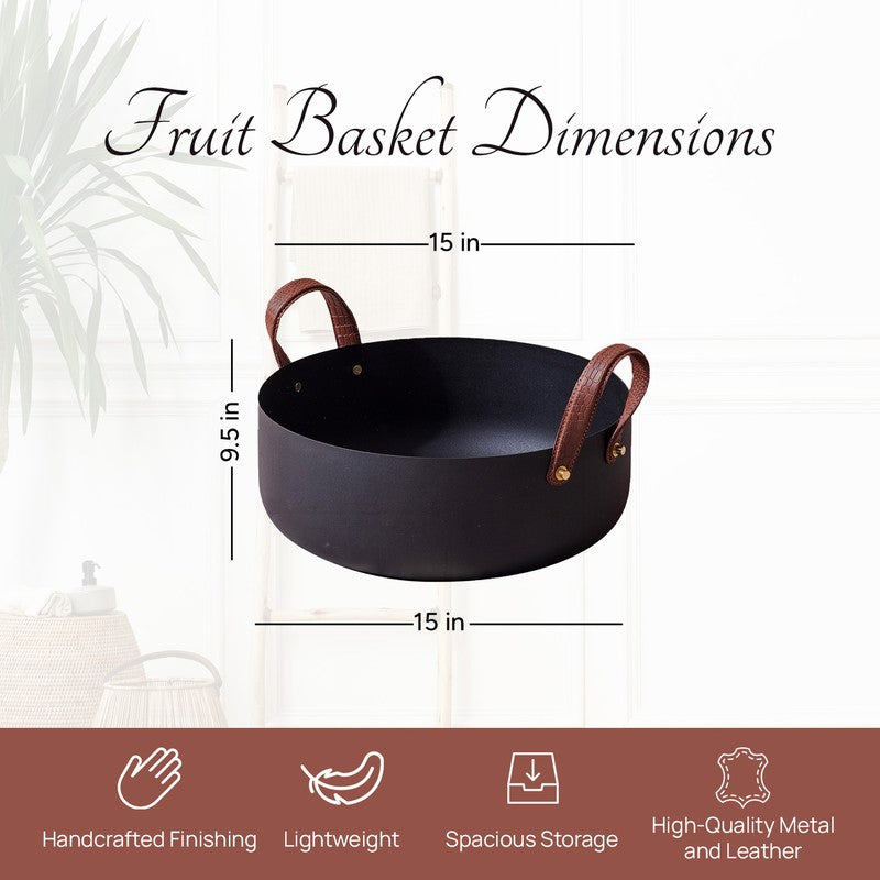 Bolgara (Iron, Leather) Basket media 7