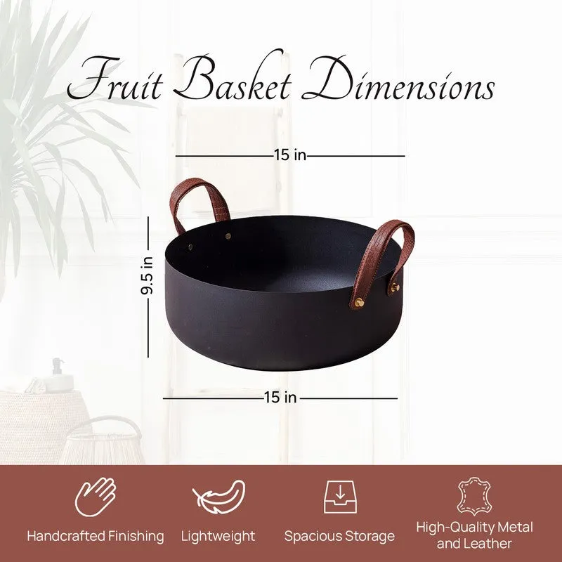 Bolgara (Iron, Leather) Basket media 7