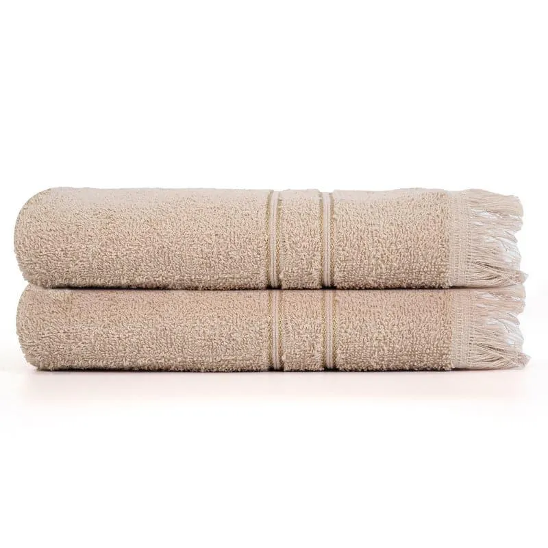 Micro Cotton LuxeDry Soothe Color Hand Towel (Brown) - Set Of Two media 3