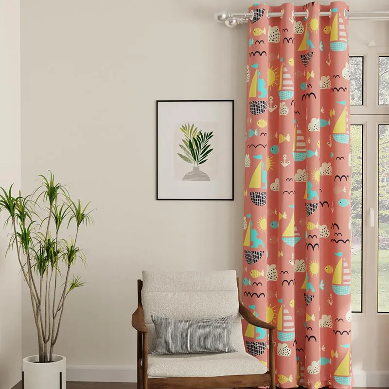 Urban Space Beach Day Blackout Curtain - Pink media 3