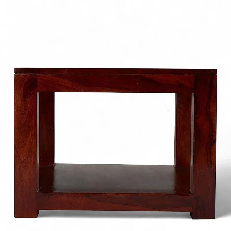 Frixon Sheesham Wooden Center Table - Deep Brown media 5