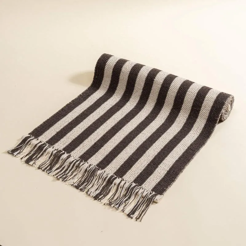 Carmen Hand Woven Rectangle Cotton Rug media 4
