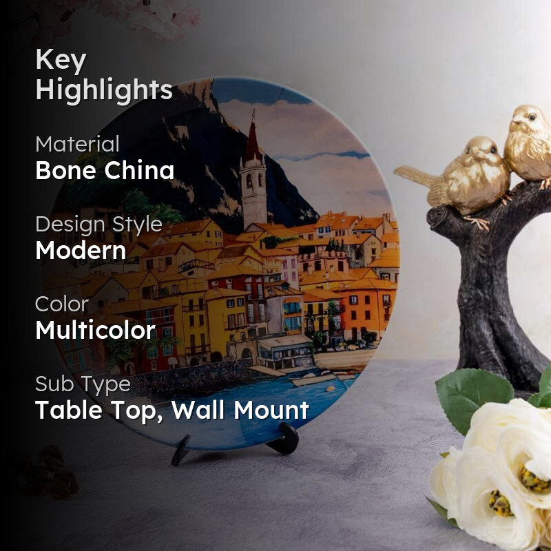 A Fling With Varenna Decorative Plate media 2