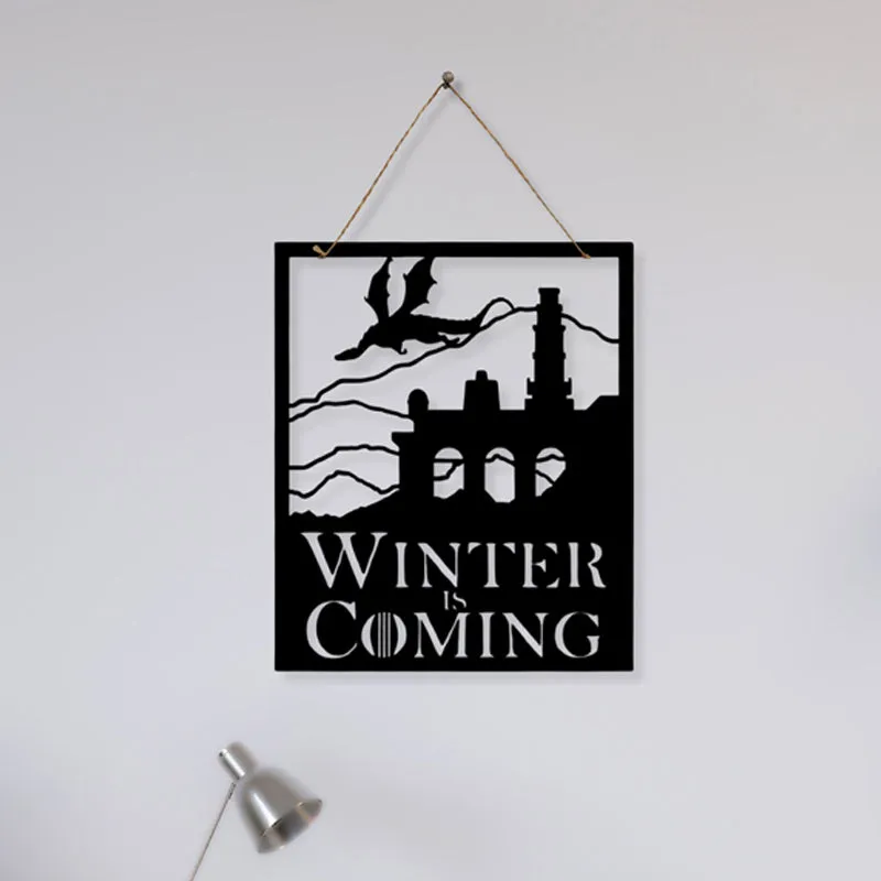 Winter Is Coming Iron Wall Accent media 3