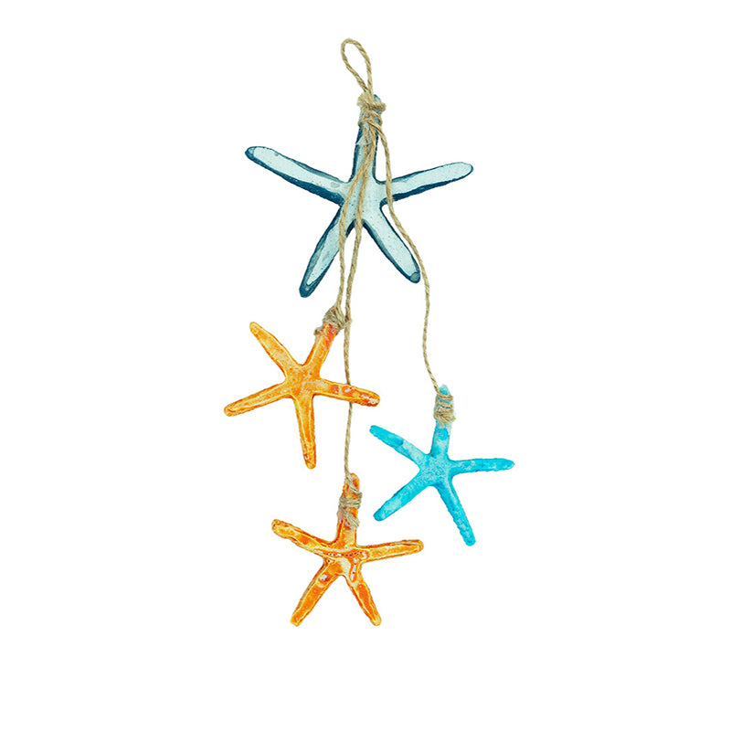 Starfish String Wooden Wall Accent (Dark Blue) - Set Of Two media 4