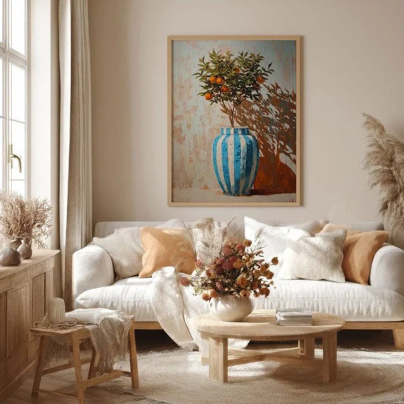Floravo Canvas Wall Painting With Brown Frame media 4