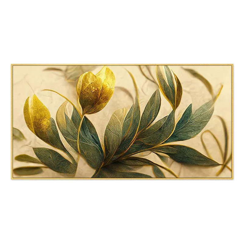 Silvera Flora Wall Painting With Frame media 4