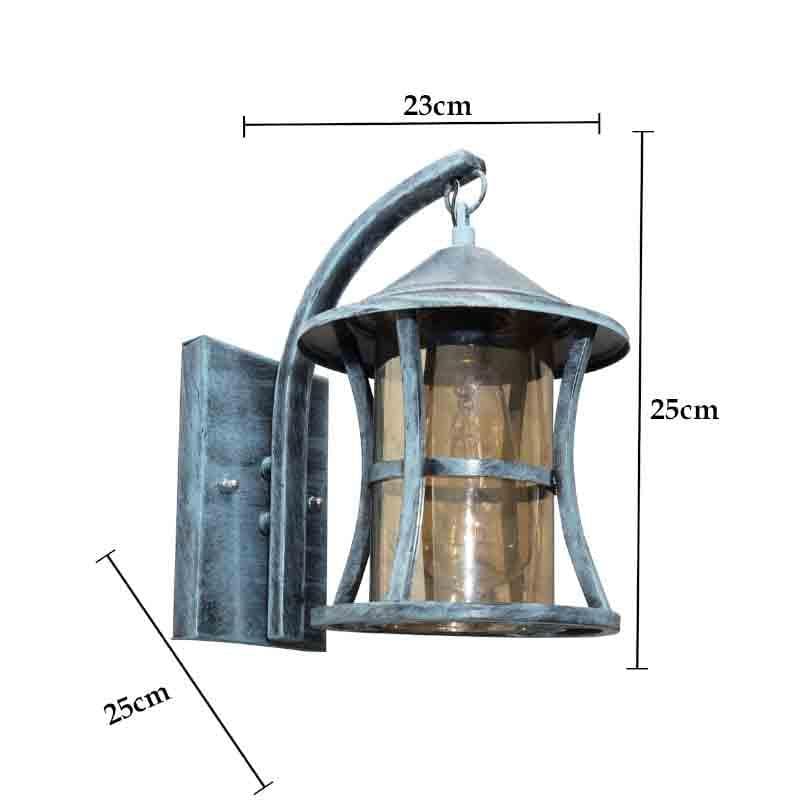 Darbar Lantern Glass & Metal Lamp media 6