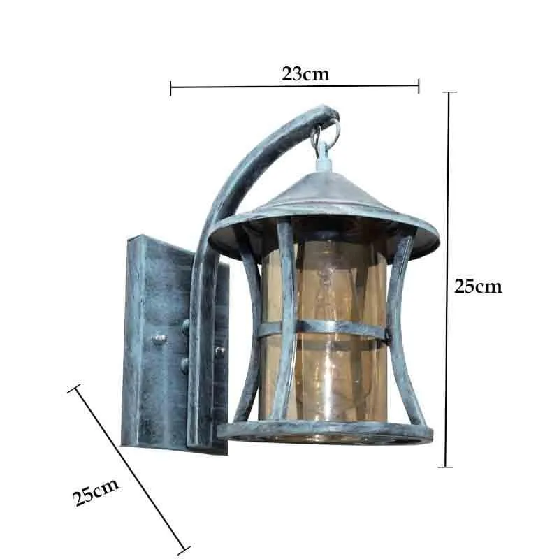 Darbar Lantern Glass & Metal Lamp media 6