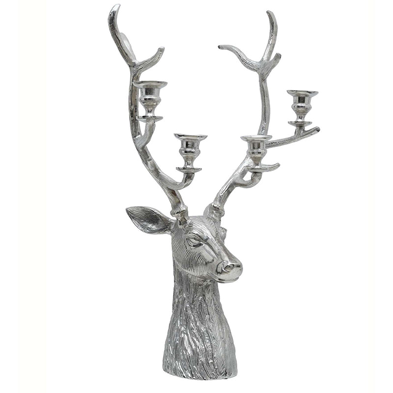 Stag Shine Candle Holder - Silver media 5