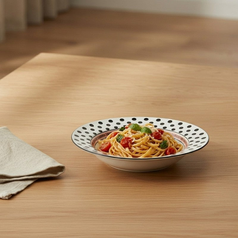 Taste Charm Ceramic Pasta Plate