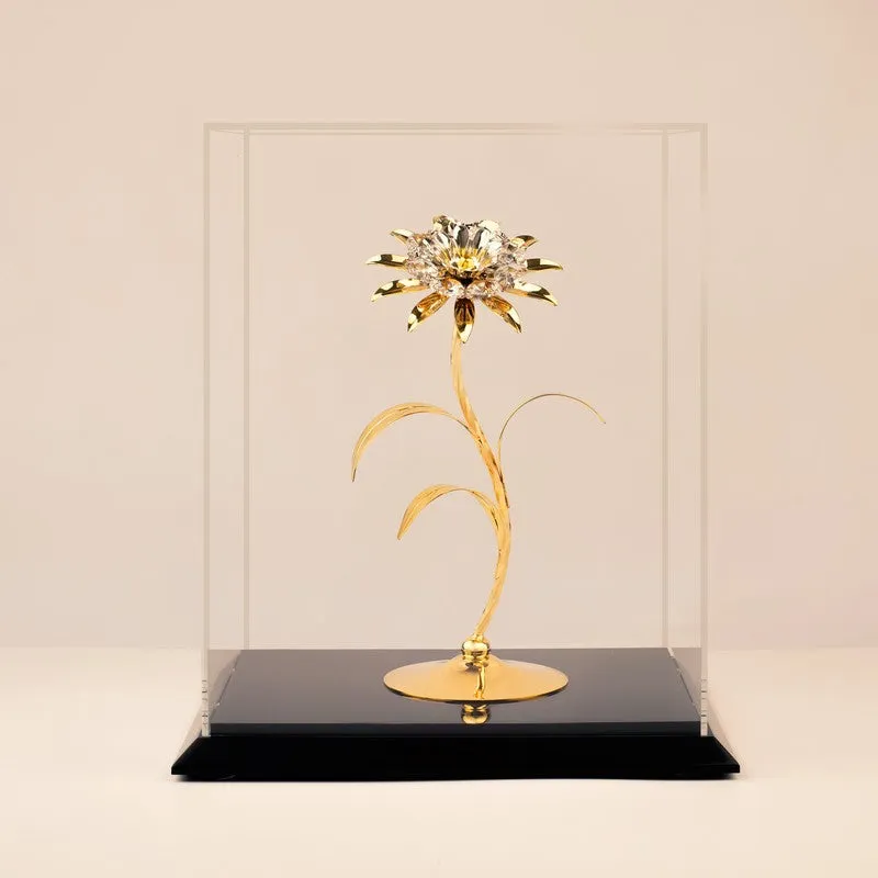 GoldenDaisy Elegance 24K Gold Plated Mild Steel Showpiece media 3