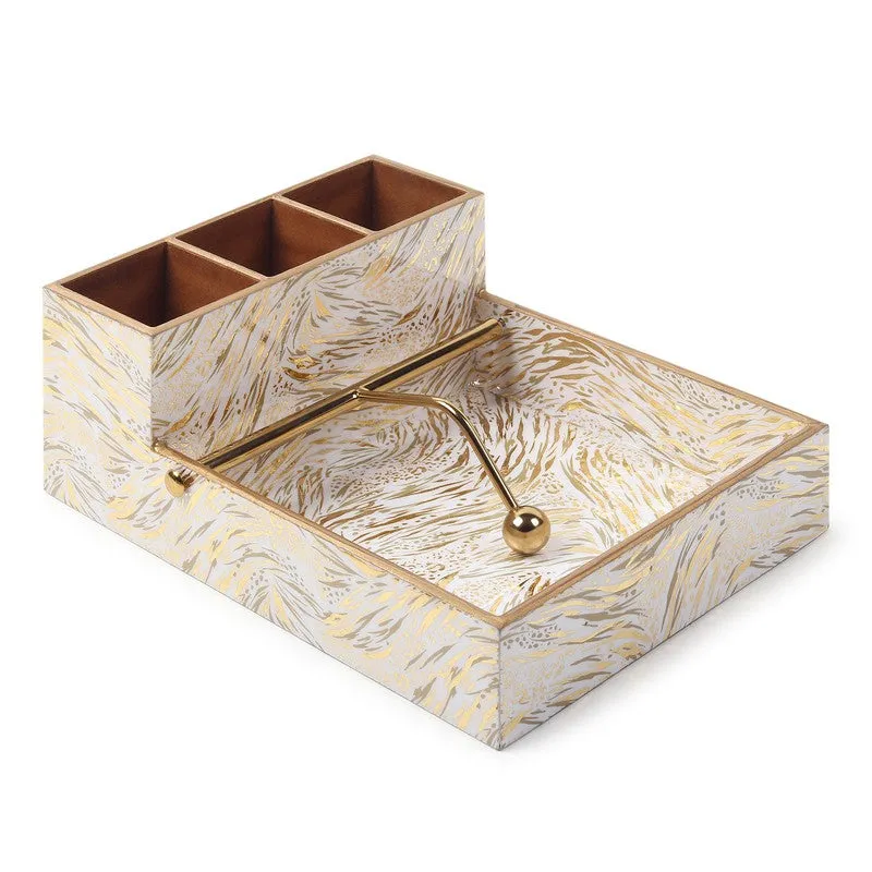 Saryna Wooden Cutlery & Tissue holder media 5