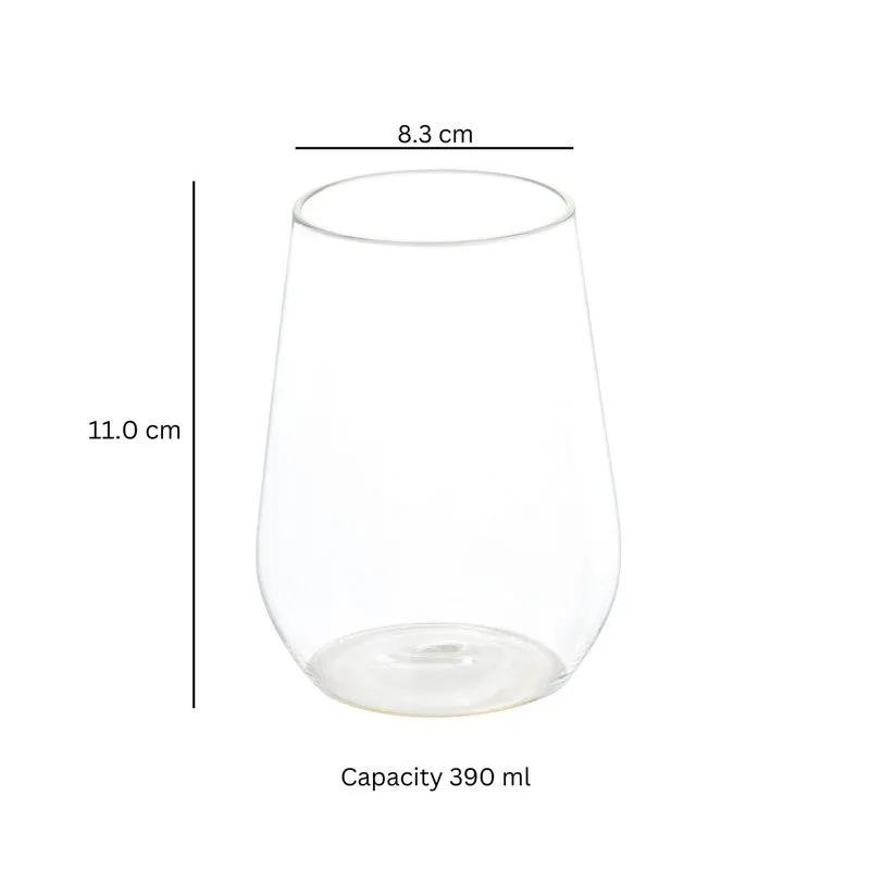 Sunset Amber Highball Glasses(390 mL) - Set Of Two media 6