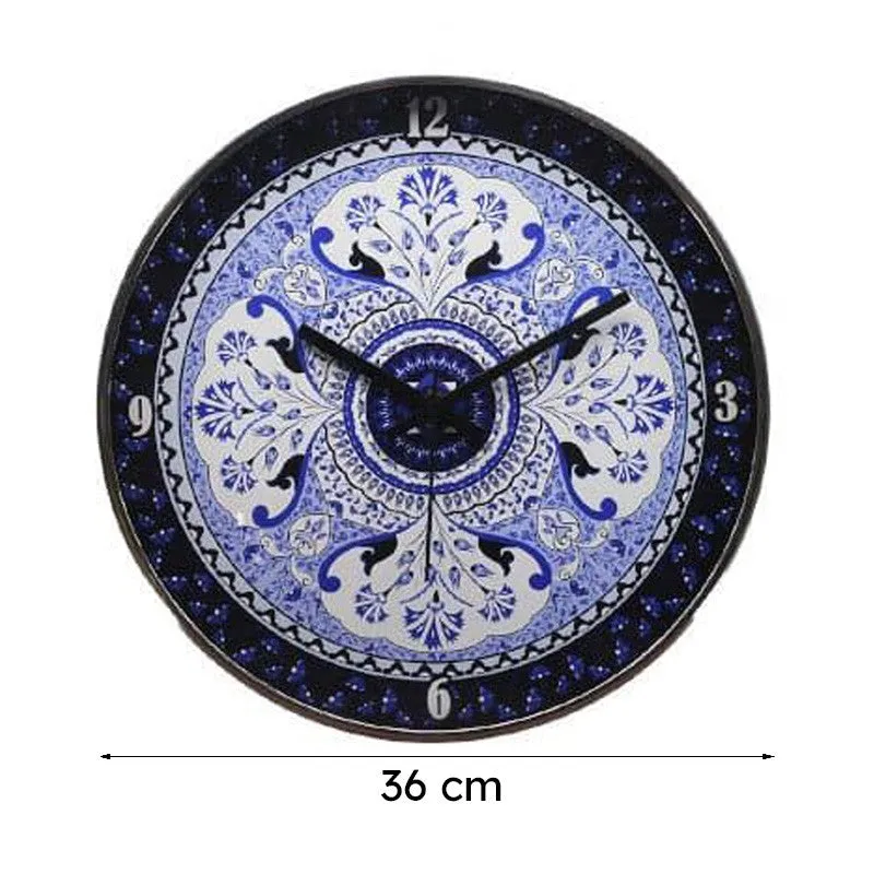 Mandela Tale Wall Clock - Blue media 6