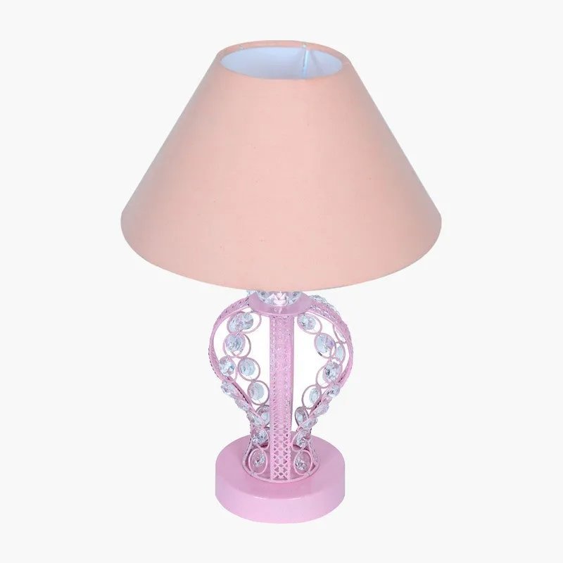 GlowElite Premium Metal Table Lamp - Pink media 4
