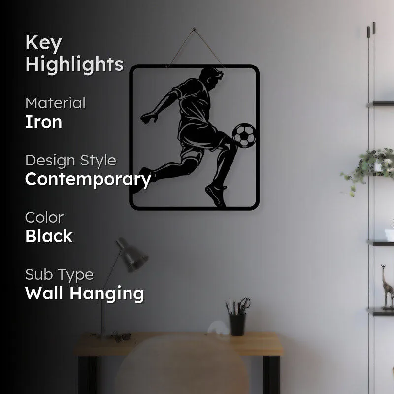 Football Kicks Iron Wall Accent media 2