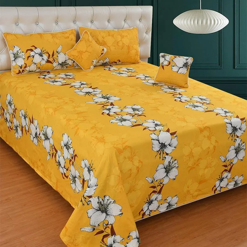 Nivatha Pompom Laced  Microfiber Bedding Set - Five Piece Set media 1