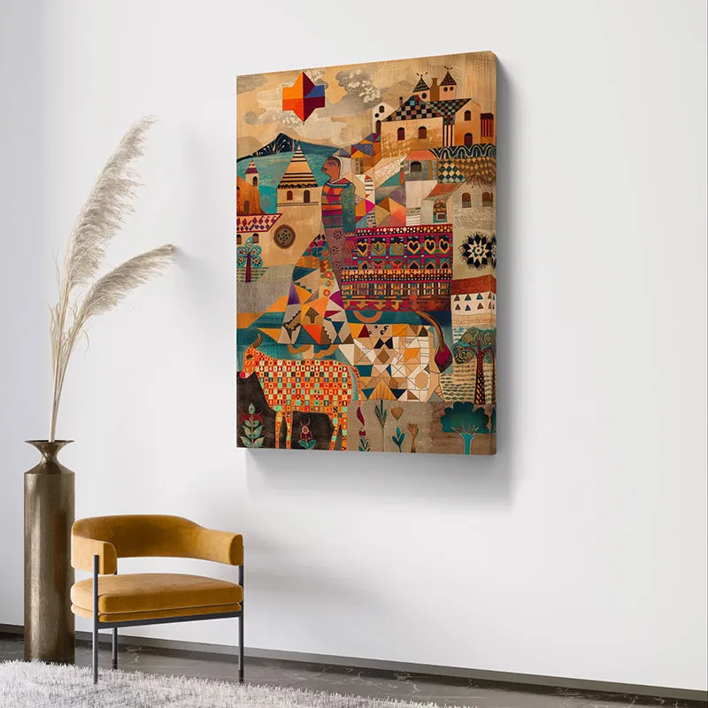 Vibrant Cities Canvas Wall Painting media 5