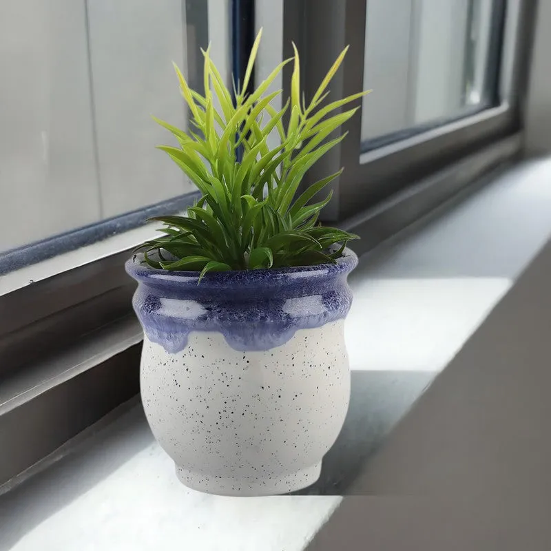 VelourVista Pots Blue,White - Set Of Two media 9