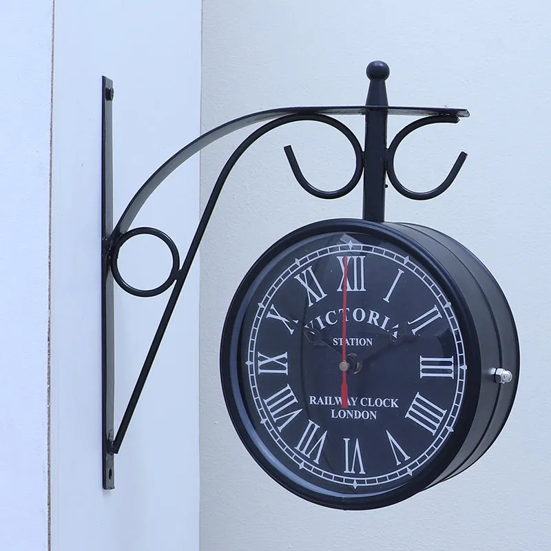 Gothic Hours Iron Wall Clock media 4