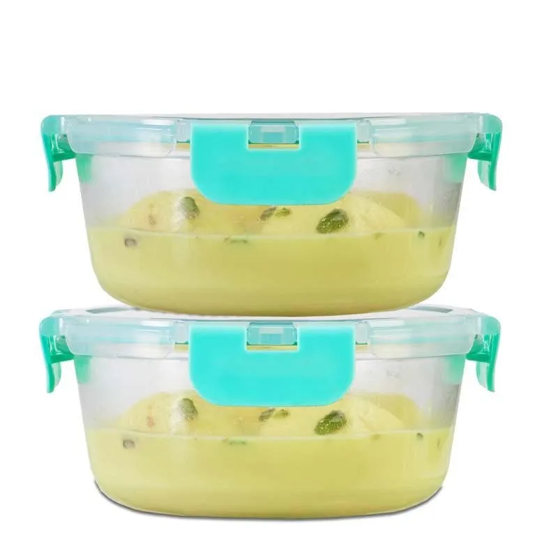 Crusade Round Glass Container - 635 ML media 4