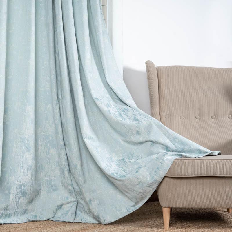 Aviothic Jacquard Single Curtain (Turquoise) media 3