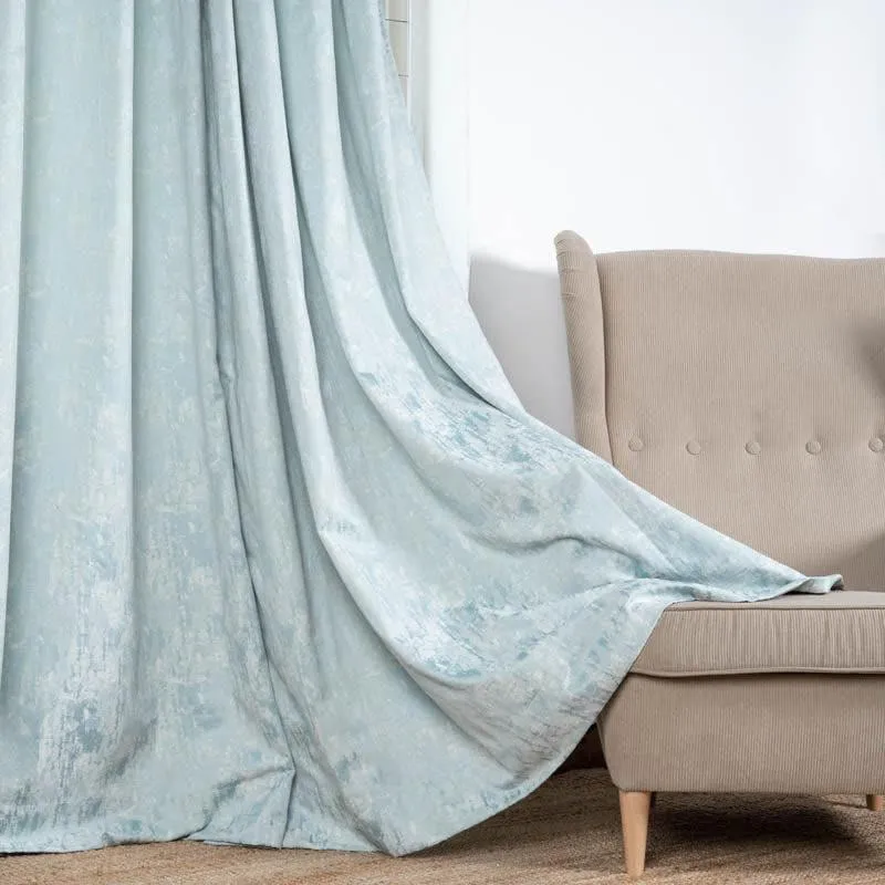 Aviothic Jacquard Single Curtain (Turquoise) media 3
