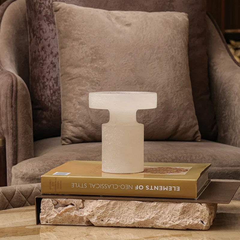 Ivory Crest Onyx Marbel Candle Holder