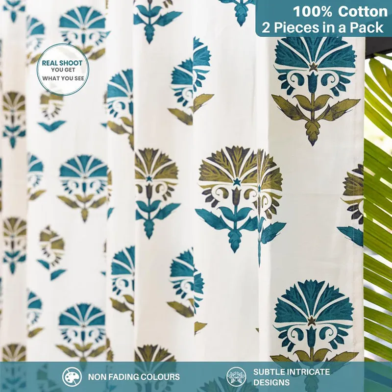 Urban Space Aangan Curtain - Set Of Two media 3