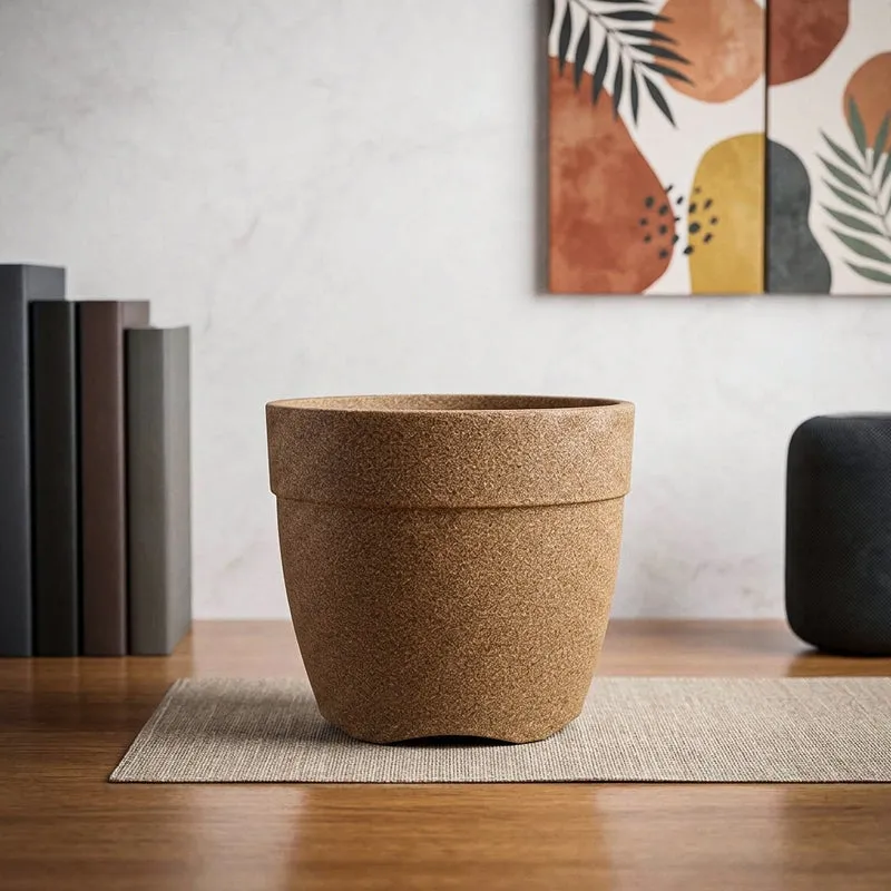 Ugaoo Barca Round Large Planter - Sand media 1
