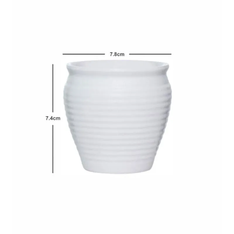 Servewell Celeste Melamine Khullad (180 ML) - Set Of Four media 4