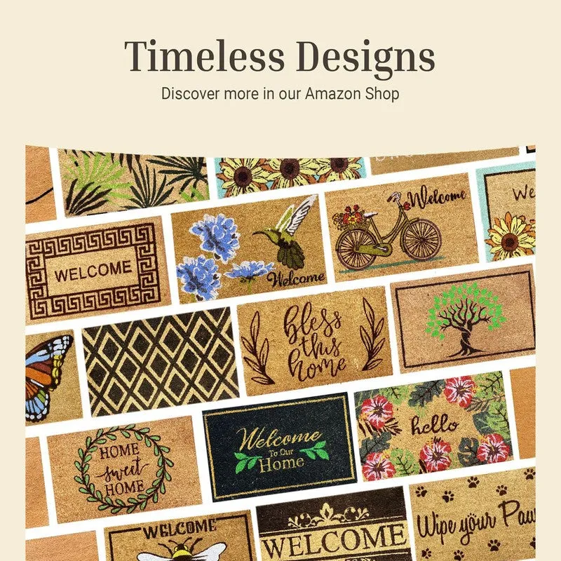Diamond Craft Coir Door Mats - Brown media 8