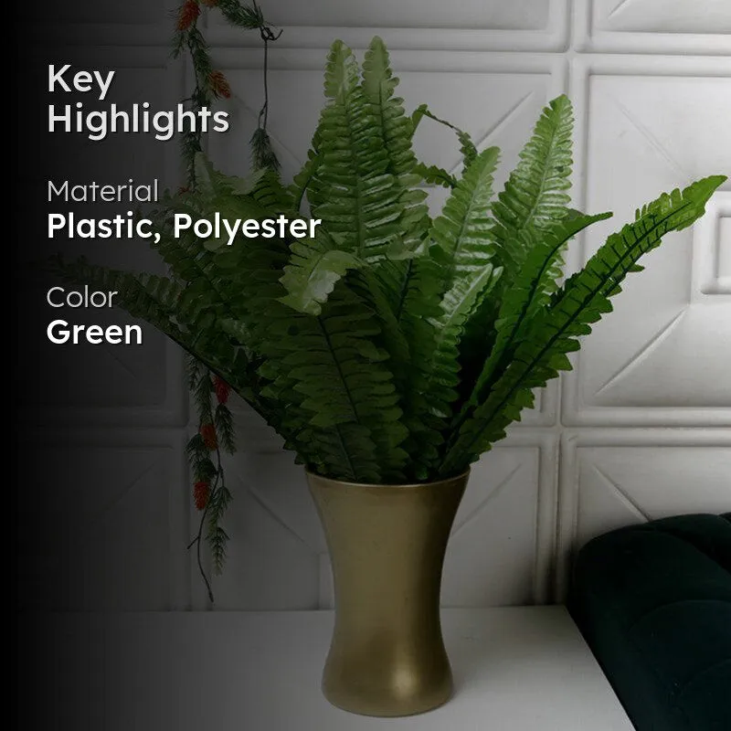 Faux Fern Plant Bunch - Set Of Three media 2