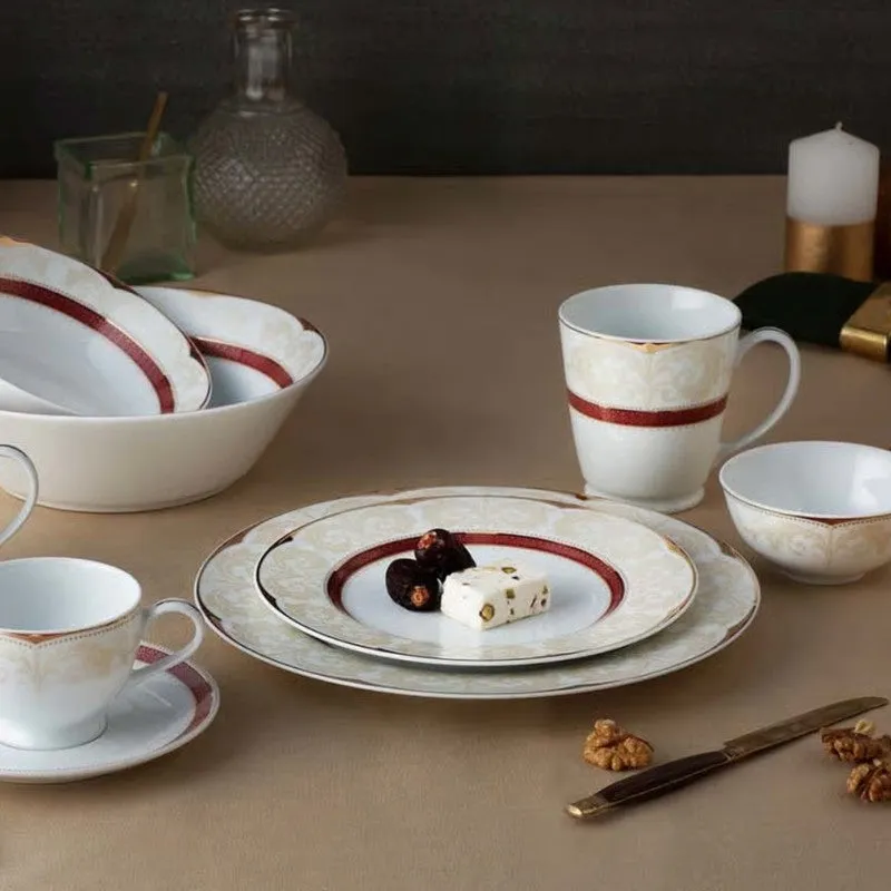 Noritake Imperial Verve Dinner Set - Thirty Seven Piece Set media 1