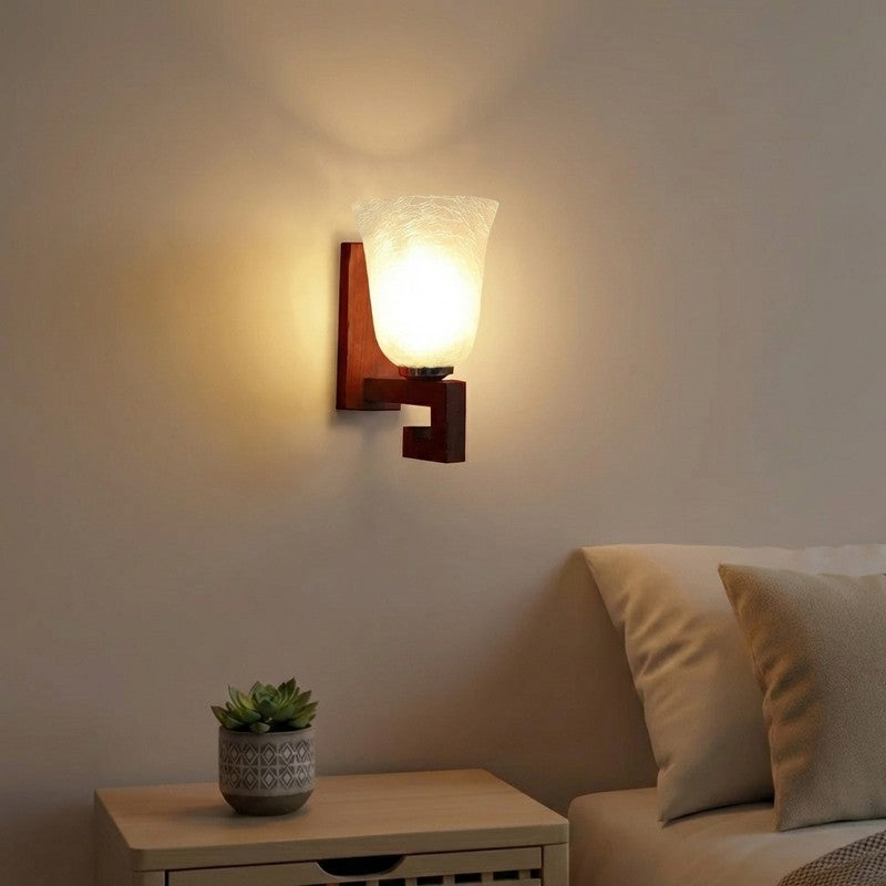 Nexa Crystal Bloom Glass Wall Lamp