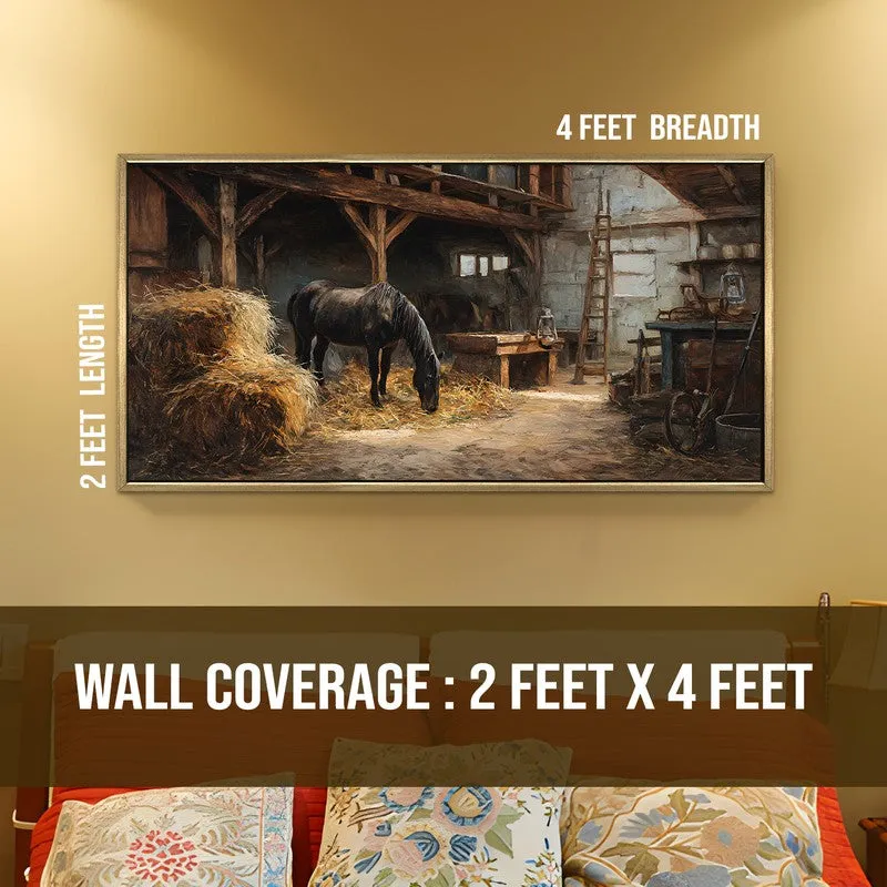 Farmstead Canvas Wall Painting With Frame media 9