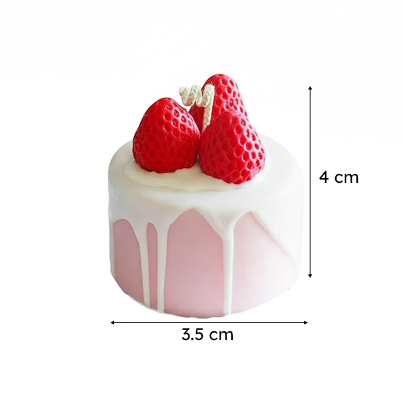 Strawberry Shortcake Scented Soy Wax Candle media 7