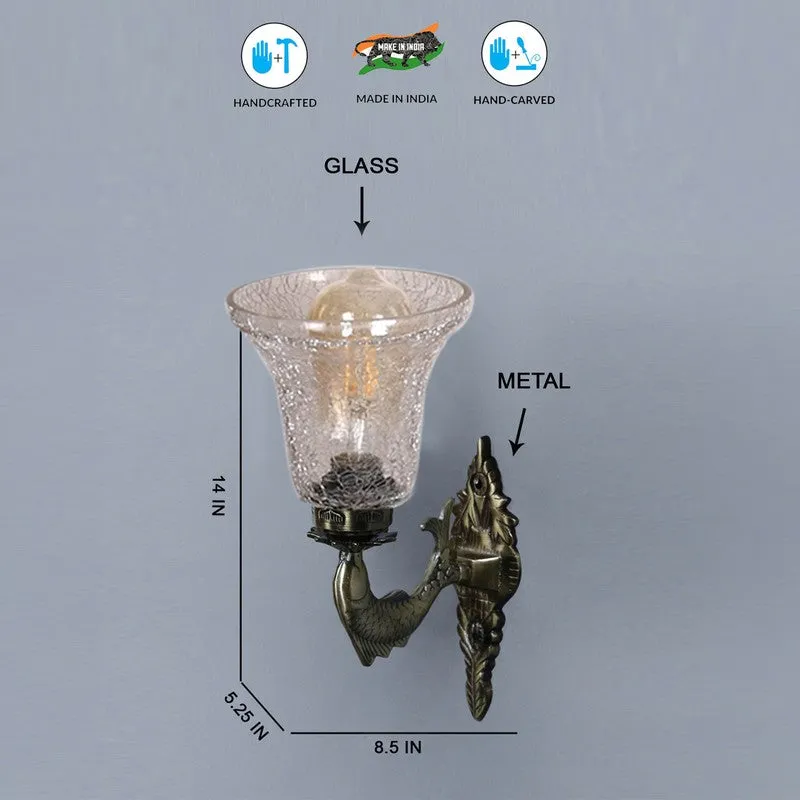 Vintage Crystal Glass Wall Lamp media 7