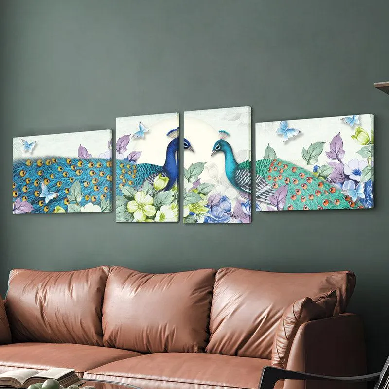 Azure Mayoora Wall Art - Set Of Four media 1