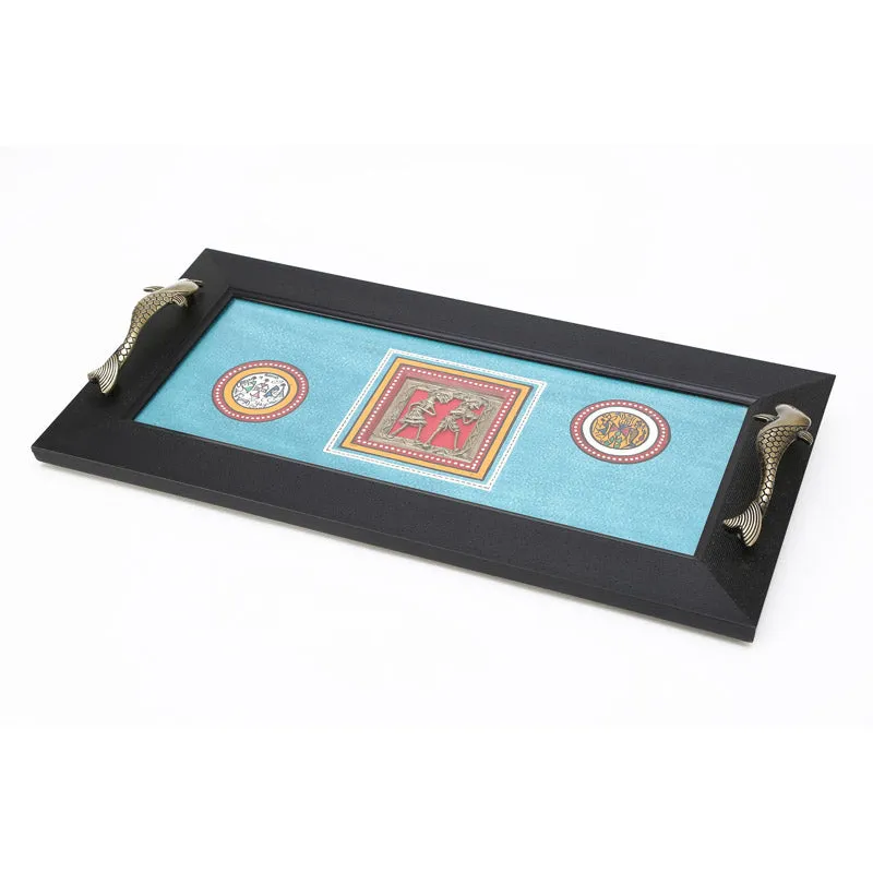 Kashvi Handcrafted Serving Tray media 3
