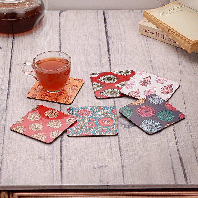 Perun Wood Coaster - Set Of Six